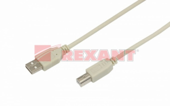 Шнур  USB-А (male) - USB-B (male)  3M  REXANT