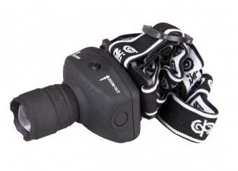 Фонарь ФAZA  H2-L1WZ-3AAA-bk (1W LED, zoom) черный