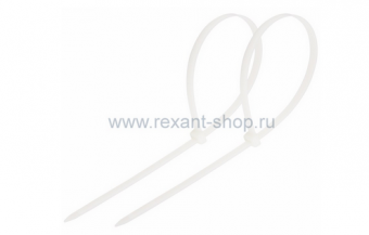 Хомут (стяжка) нейлон  8.0 х 500  белый  (100шт)  REXANT 07-0502 07-0502