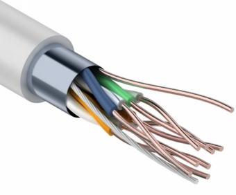 FTP 4PR 24AWG CAT5e 305м  кабель 01-0143 REXANT