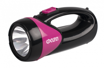Фонарь ФАZА AccuF8-L1W/L12-bk аккумулятор 4V0,9Ah, зарядное устройство 220В, черный