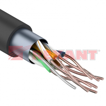 FTP 4PR 24AWG CAT5e 305м OUTDOOR  кабель 01-0146 REXANT
