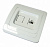 TDM  Валдай  Белый Розетка компьютерная +ТФ (RJ-45 + RJ-11) SQ1804-0015