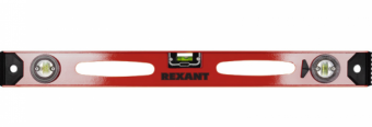 Уровень алюминиевый "Рельс", 600 мм, 3 глазка (1 поворотный) REXANT 12-9211