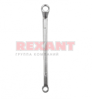 Ключ накидной коленчатый REXANT 10х11 мм, хром 12-5854-2