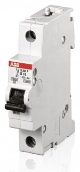 Выключатель автоматический  1П  16А  характеристика B  25кА  ABB   S201P B16
