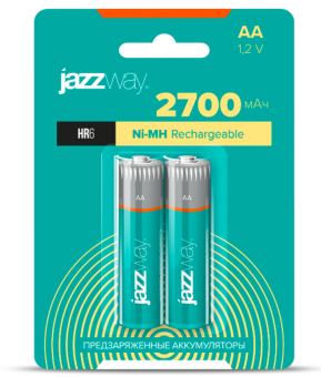 Аккумулятор Jazzway AA 2700мАч предзаряженные BL-2 (кратно 2)