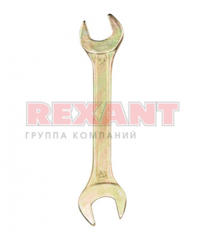 Ключ рожковый REXANT 14х15 мм, желтый цинк 12-5825-2