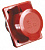 Розетка IEK 424 3Р+PЕ 32А 6ч/380-415В IP44 встраиваемая MAGNUM