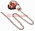 Выключатель для настенного светильника,  silver  REXANT 1шт (БЛИСТЕР F) 32-0101-01