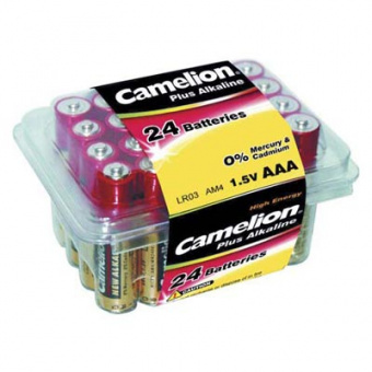 Элемент питания CAMELION LR03 Plus Alkaline  BP24 NEW (кратно 24)