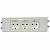 Розетка DLP65 немецкий стандарт 3X2К+З без зажимов Legrand  Mosaic   077433