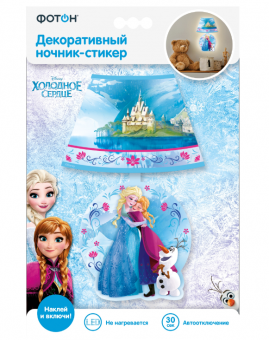 Ночник-стикер Фотон мини Disney Холодное сердце, DND-57, Анна и Эльза. Весна