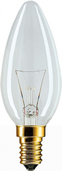 Стандартная лампа накаливания  PHILIPS  B35  60Вт  230В  E14 (кратно 10)