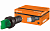 Переключатель на 2 положения с фиксацией SB7-CK2365-24V короткая ручка(LED) d22мм 1з+1р зеленый TDM