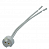 Ecola base GU5.3 патрон с проводами 2*8cm /AB53LWEAY/