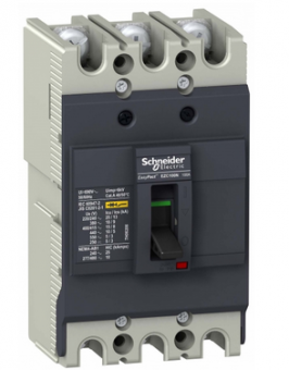 Выключатель автоматический  Schneider Electric  3П    80А  18кА  TM-D  EasyPact_EZC
