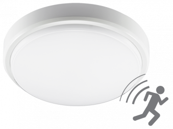 Светильник светодиодный Jazzway PBH-PC2-RS 8Вт 640Lm 4000K IP65 SENSOR с датчиком движения