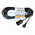 Удлинитель шнур 10 м (1 роз.) 2х0.75 мм2 черный STANDART PROCONNECT 11-5356