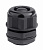 Кабельный ввод, IP68, M32, с мембраной, черный, для кабеля d.18-25mm