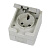 TDM  Вуокса Розетка 2П+З открытая установка 16А IP54 SQ1803-0007