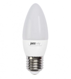 Светодиодная лампа  Jazzway  С37   7Вт  230В  3000K  E27