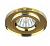 Светильник ЭРА DK7 GD/YL  декоративное стекло круглое MR16,12V/220V, 50W, золото/желтый