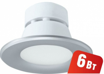 Светильник светодиодный Navigator  NDL-P1-6W-840-SL-LED 94 834