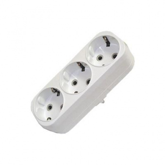 TDM Блок на 3 гнезда 2П+З плоский 16А 250B SQ1806-0033