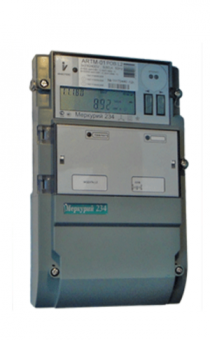 Счетчик  Меркурий  234 ARTM-03 PBR.L2 5(10)А 380В ЖКИ шкаф PLC 2-тарифный