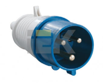 Вилка IEK 023 2Р+PЕ 32А 220В IP44