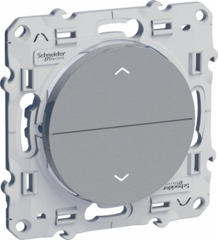 Schneider Electric ODACE Алюминий Выключатель механизм для жалюзи 3-позиции 6А S53R207