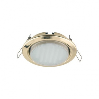 Светильник точечный Ecola GX53 H4 220V GX53 встраиваемый потолочный золото 38х106   FG53H4ECB   