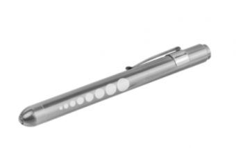 Фонарь светодиодный Navigator NPT-CM16-2AAA алюминий 1LEDx0.2Вт,1 режим, блистер (форма ручки) 14 034