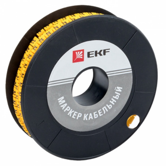 Маркер-кабельный 4,0кв.мм "N" (к-500ед) (ЕС-2) EKF
