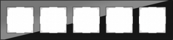 Werkel  Favorit Черный Рамка 5-местная стекло WL01-Frame-05 a031801