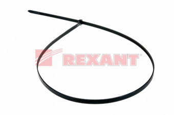Хомут (стяжка) нейлон  9.0 х 700  черный  (100шт)  REXANT 07-0701-9 07-0701-9