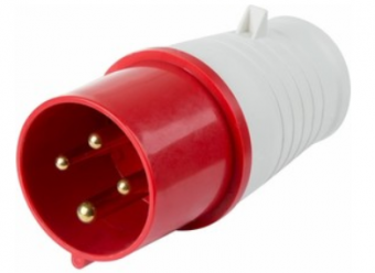 Вилка REXANT 024 переносная 3Р+РЕ 32А 380В IP44 