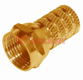 Штекер F-разъём RG-6  GOLD  REXANT 05-4003-1