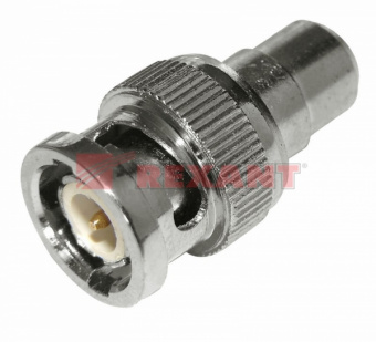 Переходник REXANT штекер BNC - гнездо RCA тюльпан  арт. 05-3202 05-3202