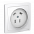 Розетка силовая Schneider Electric BLANCA скрытая установка 3Р+N, 32А, 400В, белая BLNSR003241