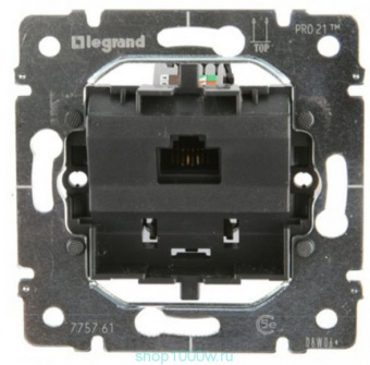 Legrand  Galea Life  Розетка механизм RJ45 к.5е UTP 1 выход неэкранированная Pro 21 775761