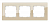 Werkel  Favorit Шампань Рамка 3-местная стекло Werkel WL01-Frame-03 / a040872