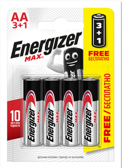 Элемент питания ENERGIZER E91/LR6  MAX BP3+1 E300247800