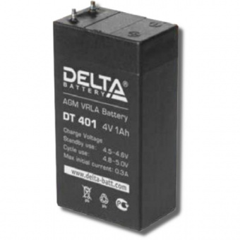 Элемент питания ТРОФИ DT401 DELTA 4V 1,0Ah для фонарей 