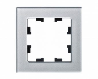 Schneider Electric AtlasDesign NATURE  Стекло Алюминий  Рамка 1-местная ATN320301