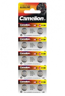 Элемент питания CAMELION AG 8 (391) (кратно 10)
