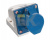 Розетка IEK 123 2Р+PЕ 32А 220В IP44 стационарная