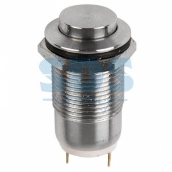 Кнопка  антивандальная Ø12  Фикс (2с) ON-OFF выпуклая (A12-B2) REXANT 36-3152