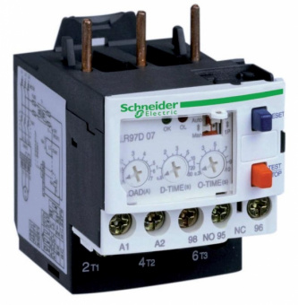Реле тепловое перегрузки электронное    1,2…7А  24В  AC/DC  для контакторов  (LC1D09…38)  допоплнительные контакты 1НО+НЗ  SCH  TeSys_D